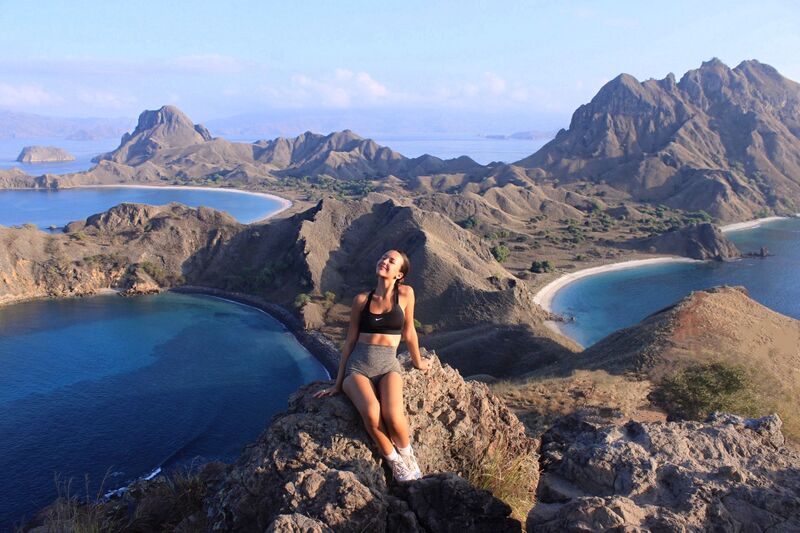Maria Leon in Komodo trip